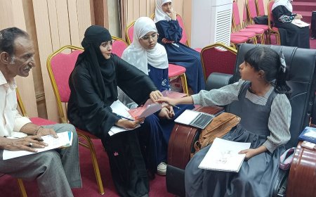 مكتب الثقافة يستقبل الدفعة الثانية من المشاركين في مهرجان الطفل الموهوب بعدن