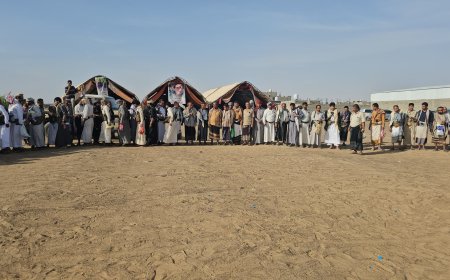 وفد من مشايخ ووجهاء الجوف  يزور مأرب لتكريم  (شهيد).. حكاية بطل!