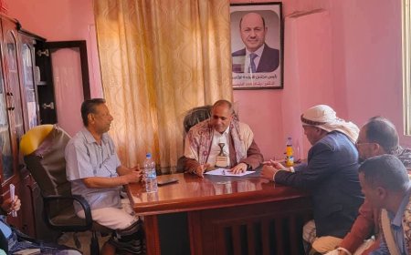 وكيل أول محافظة تعز يزور مديرية مشرعة وحدنان للاطلاع على احتياجات المديرية