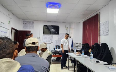 تعز.. اختتام تدريب مجموعات التحويلات النقدية الجماعية على "المعرفة المالية" في مقبنة
