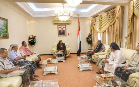 محافظ حضرموت يصل سيئون ويناقش الأوضاع الخدمية والأمنية