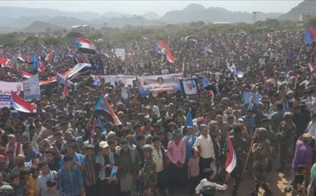 الضالع تنتفض احتفالاً بذكرى ثورة 14 أكتوبر.. والزبيدي: سنواصل حتى استعادة الدولة الجنوبية