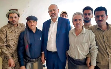 الزُبيدي في منزل صلاح الشنفرة بالضالع.. تفاصيل ماحدث بينهما!