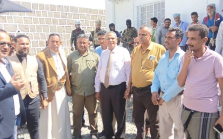 تعز.بعثة الأمم المتحدة تسلّم مركز الشهيد الصليحي الصحي بعزلة الشعوبة في مديرية المعافر .