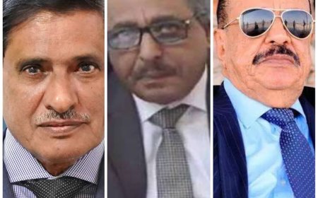 البحسني وبن بريك يطمئنان على صحة الزعيم حسن باعوم ويبحثان معه أوضاع حضرموت