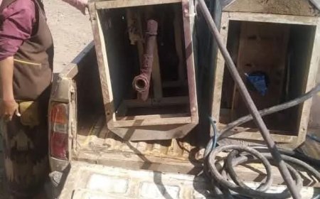 تعز...جبل حبشي تتحرك لاقتلاع محطات الوقود العشوائية.