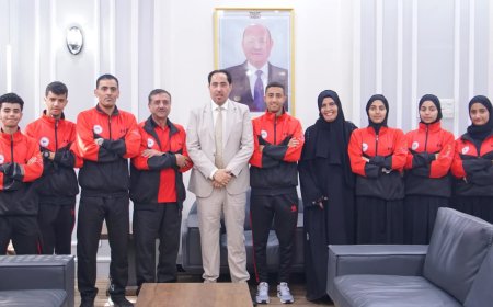 البكري يستقبل منتخب الكرة الطاولة المشارك في الدورة الآسيوية للشباب بالبحرين