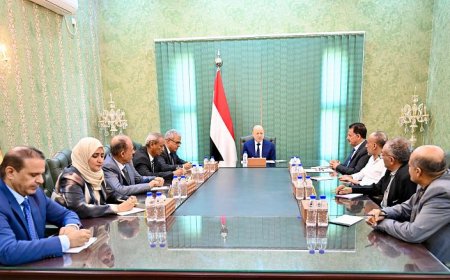 رسالة حازمة من الرئيس العليمي: لا مساومة على دماء تعز ولا تهاون مع المجرمين