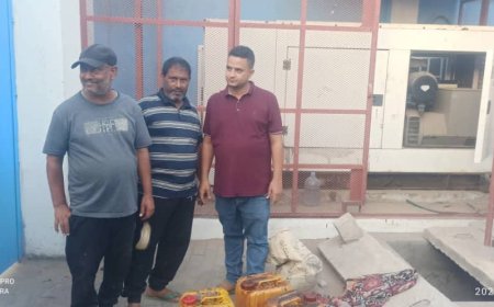 مؤسسة مياه عدن تزود ثلاث محطات لضخ المياه بالوقود لضمان استمرارية الخدمة