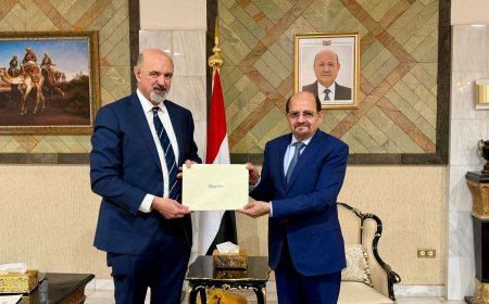 وزير الخارجية يتسلم نسخة من أوراق اعتماد السفير الأسترالي لدى اليمن