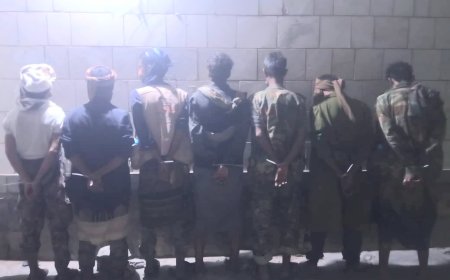 بيان رسمي صادر عن إدارة أمن أبين بعد القبض على قائد نقطة مع عدد  من أفراده 