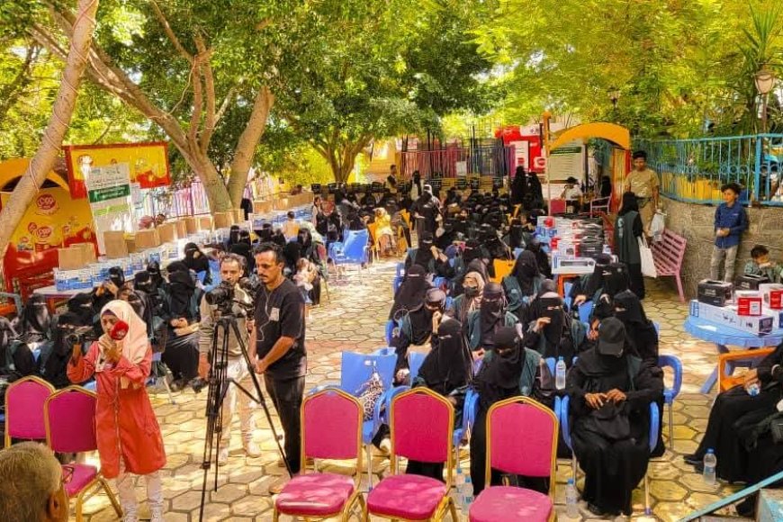 وكيل أول محافظة تعز يدشن مشروع التمكين المهني لتحسين سبل العيش بتمويل من مركز الملك سلمان .