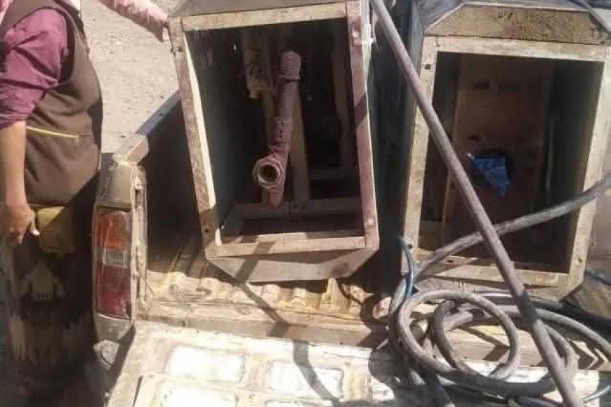 تعز...جبل حبشي تتحرك لاقتلاع محطات الوقود العشوائية.