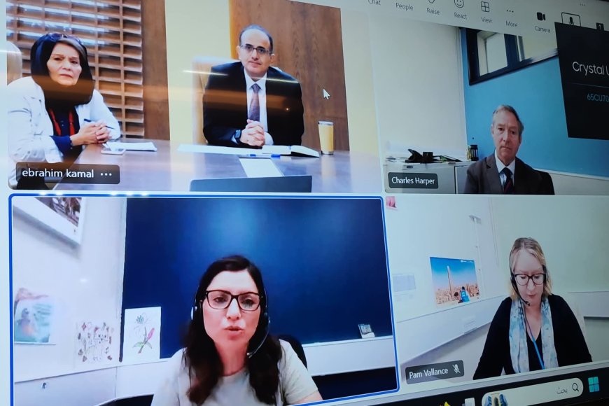 الوزير بحيبح يبحث مع فريق من وزارة الخارجية البريطانية الاستعدادات لمؤتمر المانحين للصحة