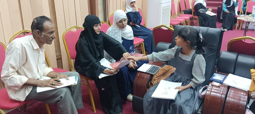 مكتب الثقافة يستقبل الدفعة الثانية من المشاركين في مهرجان الطفل الموهوب بعدن
