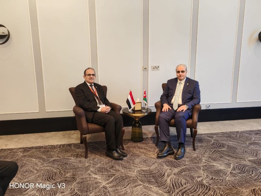 وزير الصحة يبحث مع نظيره الأردني تعزيز التعاون الصحي بين البلدين