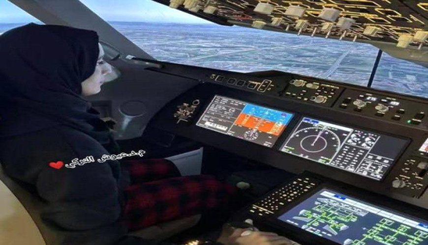 فتاة يمنية تحلق بطائرة حربية في سماء الصين.. آسيا التركي تحقق حلمها