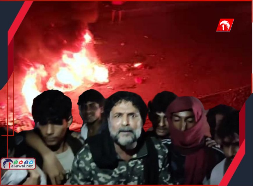 رئيس مجلس المقاومة الجنوبية (أبو همام) من بين حشود المتظاهرين بعدن يدلي بتصريح هام