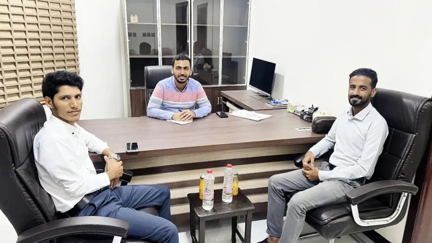اتحاد طلاب حضرموت في عدن يزور مؤسسة شروين للتنمية الإنسانية لبحث سبل التعاون المشترك