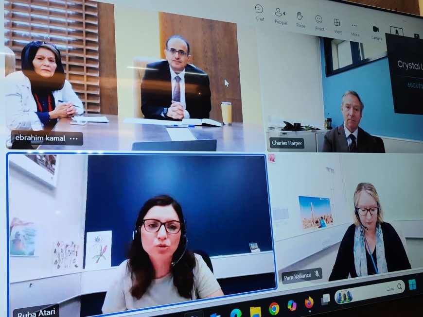 الوزير بحيبح يبحث مع فريق من وزارة الخارجية البريطانية الاستعدادات لمؤتمر المانحين للصحة