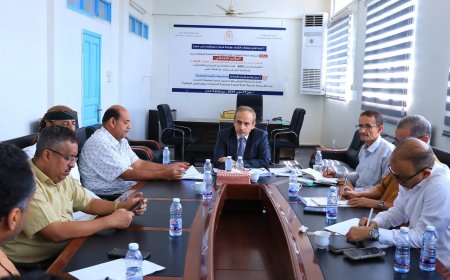 اجتماع برئاسة الوزير الوصابي يناقش سير عمل صندوق تنمية المهارات بعدن  