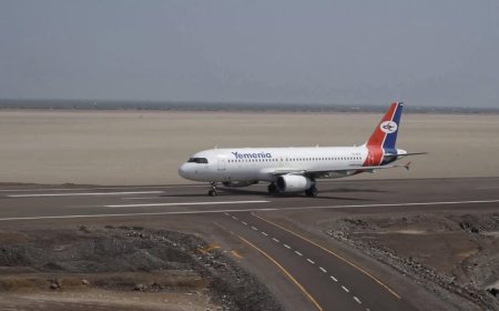 طارق صالح يدشّن أول رحلة للخطوط اليمنية من مطار المخا ويتوجه إلى البرازيل للمشاركة في قمة المناخ