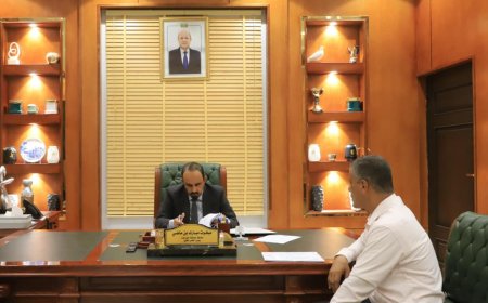 محافظ حضرموت الأستاذ مبخوت بن ماضي يوجه بدراسة مشاريع تنموية في مديرية غيل باوزير والترتيب لاستلام مشروع الحاجز المائي بوادي (جَدْ)