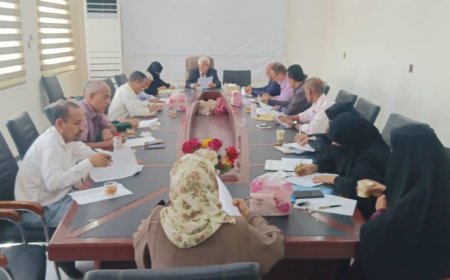 مجلس جامعة لحج يعقد اجتماعه لدورتي سبتمبر وإكتوبر 2025ـ ويناقش عدد من القضايا المختلفة 