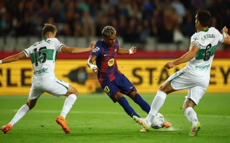 برشلونة يرد بقوة بعد الكلاسيكو.. ثلاثية في شباك إلتشي تُشعل سباق الليغا!