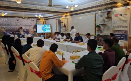 سيئون: منظمة صدى تدشن دورة تدريبية في التغير المناخي والطاقة المتجددة لبناء قدرات الصحفيين