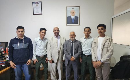 المستشار العديني يستقبل الدفعة الأولى من طلاب التبادل الثقافي الجدد