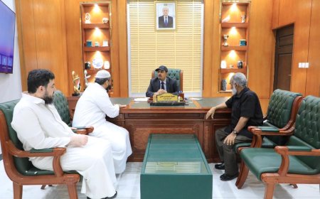 محافظ حضرموت الأستاذ مبخوت بن ماضي يبحث مع المسؤولين في مركز الكلى ومؤسسة نهد آليات تطوير المركز