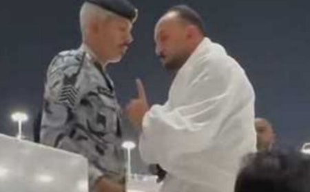 بالفيديو.. اول تعليق للمعتمر المصري في حادثة الحرم المكي