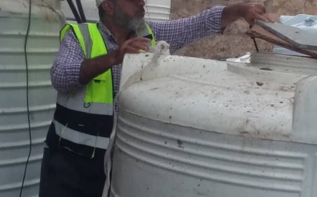 مدير صحة البيئة بصيرة يدعو المواطنين لإغلاق خزانات المياه والحد من تسربها لمكافحة انتشار البعوض