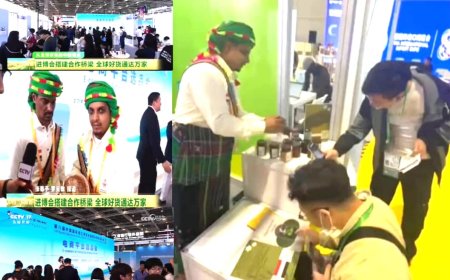 العسل اليمني يلفت الأنظار في معرض «شانغهاي» الدولي للاستيراد 