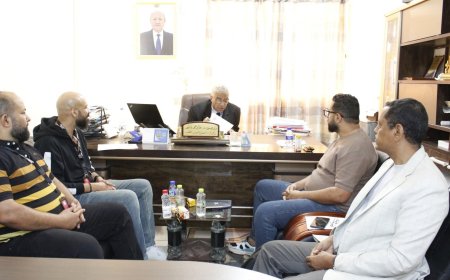 الوكيل باسليم يبحث مع منظمة "أكشن فور هيومانيتي" توفير احتياجات الجامعات اليمنية من المراجع العلمية