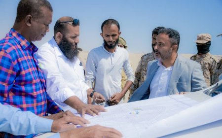 هيئة الأراضي بأبين تبدأ أعمال الإسقاطات الميدانية لتثبيت أراضي المواطنين في مخططات العلم