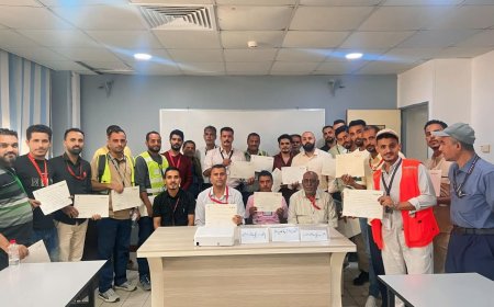 مطار عدن الدولي يختتم الأسبوعين الـ (١٣و١٤) من البرنامج التدريبي الخاص بالتوعية الأمنية لعدد (٣٠٤) من موظفي المطار 