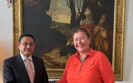 السفير شجاع الدين يلتقي رئيس دائرة الشرق الاوسط بوزارة الخارجية النمساوية