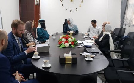 رئيسة الجهاز المركزي للإحصاء تلتقي بوفد من الاتحاد الأوروبي و"OECD" لبحث تطوير برنامج تعزيز الصمود الاقتصادي في اليمن