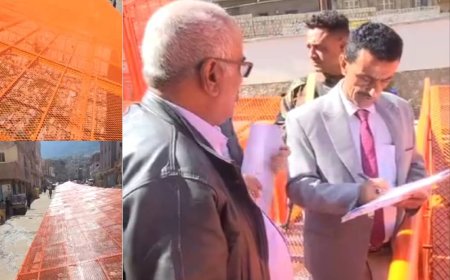 مدير عام «القاهرة» بتعز يتسلم مشروع تشبيك سائلة وادي المدام بعد استكمال تنفيذه