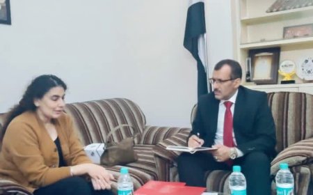 المستشار المخلافي يستقبل عميدة القبول الدولي في كلية PCTE جامعة IKG البنجاب