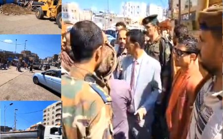 أشغال «القاهرة» ترفع الحواجز الترابية وتعيد فتح الجولة جوار سوق المجاهد بالتحرير الأسفل