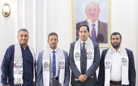 الوزير البكري : يلتقي رئيس جمعية الأقصى في اليمن لبحث أوجه التعاون المشترك وفي مقدمتها مخصصات الإغاثة لأهالي غزة