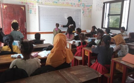 مؤسسة نبض الحياة الخيرية تتفقد مشروع تكامل التعليم التعويضي للاطفال المتسربين والمنقطعين عن التعليم بمدرسة البراء بن مالك بالبريقة