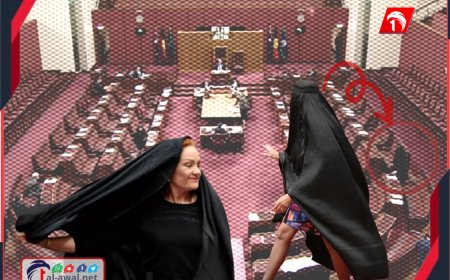 أغضبت زملاءها وأثارة جدلا عالميا!.. بالفيديو سخرية السيناتورة هانسون بارتدائها (البرقع) في قاعة البرلمان الأسترالي
