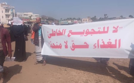 تعز ..أبناء جبل حبشي يطلقون نداءً عاجلاً لبرنامج الغذاء العالمي بعد قرار استبعاد المديرية من قوائم المساعدات.