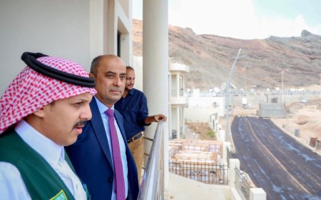 رئيس الوزراء يطلع على الترتيبات النهائية لافتتاح مشروع مبنى رئاسة الوزراء بعدن
