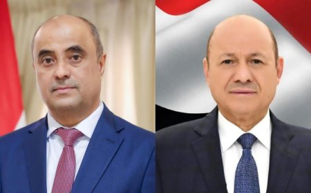 رئيس الوزراء يرفع برقية تهنئة إلى رئيس مجلس القيادة الرئاسي بالذكرى الـ 58 للاستقلال الوطني المجيد