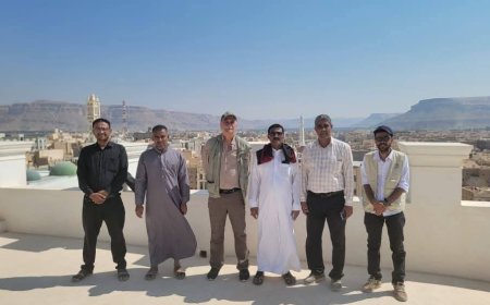 ضمن زيارته لتريم ..   الرناد تستقبل رئيس المؤسسة الأمريكية لدراسات الحضارات